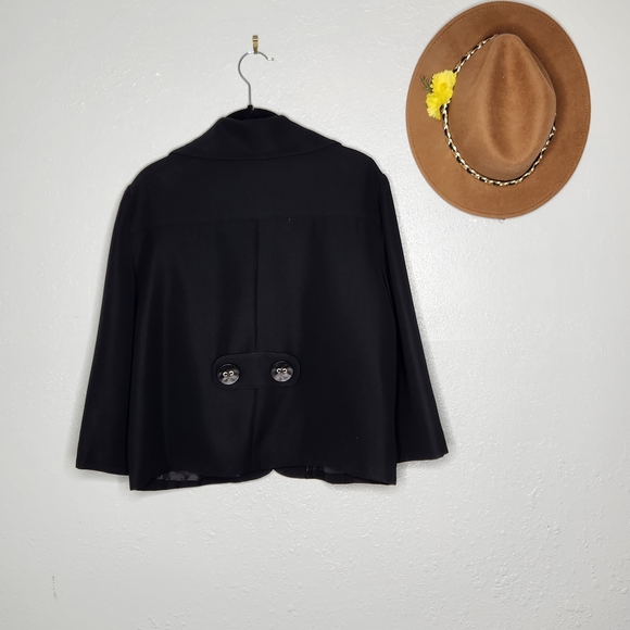 Joseph Ribkoff Black Button-Up Blazer - Picture 3 of 6